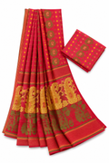 Amm Kalka Jamdani Saree
