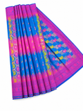 IKKAT Jamdani Saree